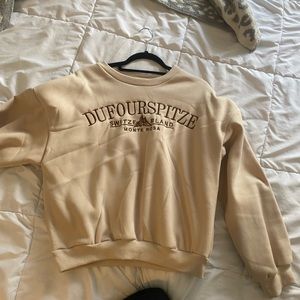 brown crew neck-dufourspitze